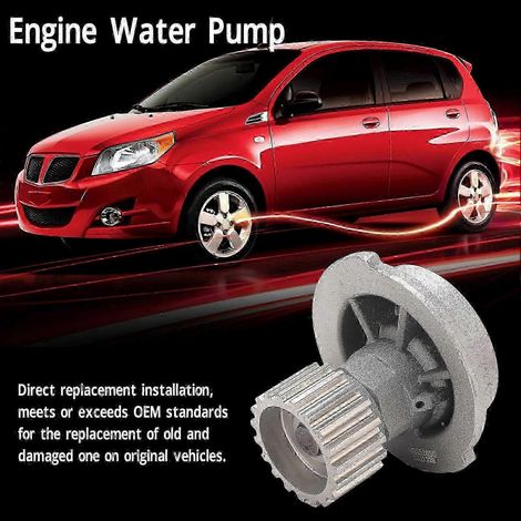 Conjunto de bomba de agua de repuesto para Chevy Aveo y Aveo5 1.6l - Pieza de motor 96930074 Edición 0620 (1/4)