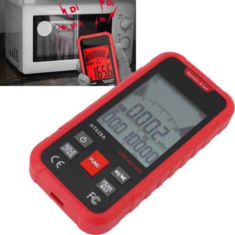 Détecteur de rayonnement électromagnétique HABOTEST HT628A, champ électrique, onde électromagnétique, détecteur de rayonnement ionisant (1/5)