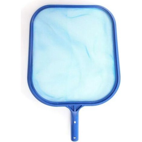 Bleu Épuisettes de Surface pour Piscine, Feuille Professionnelle en Plastique Rake Net Mesh Skimmer Clean Tool pour Piscine étang Bain à remous Fountain Fish Tank (1/5)