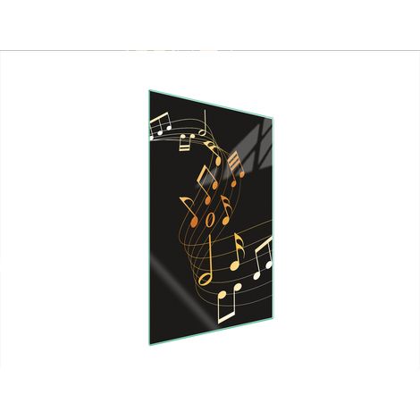 Glasschneidebrett 35x52 Musik (1/5)