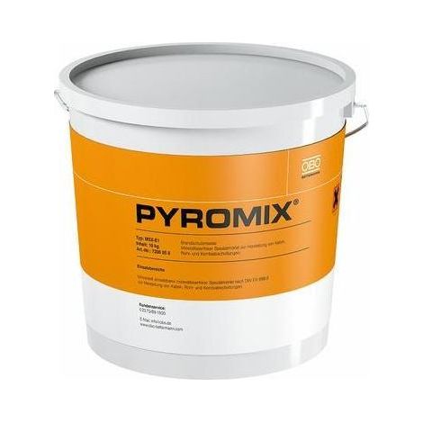 OBO Bettermann Brandschutzmörtel für Kombischott 10kg Spezialmörtel grau, 7206058 (1/5)