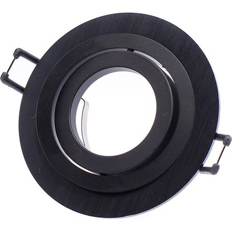 Foco empotrable CLASSIC redondo negro