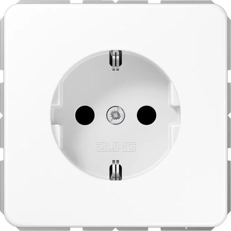 Jung SCHUKO-Steckdose alpinweiß CD 1520 BF WW (1/2)