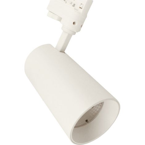 Faro Lampada Led A Binario 30W 2800lm Trifase CCT Angolo Luce 50° CRI90 UGR19 Carcassa Bianco 3000K 4000K 6000K 3 In 1 D80X157mm