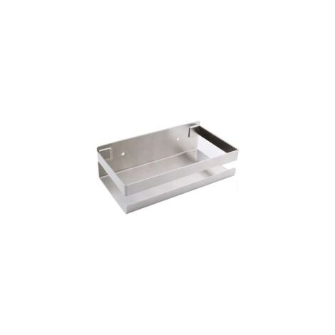 Étagère murale de salle de bain, 20-40 cm, moderne, noir mat, pour salle de bain, cuisine, douche, finition brossée (20x10,5x6cm) (1/5)