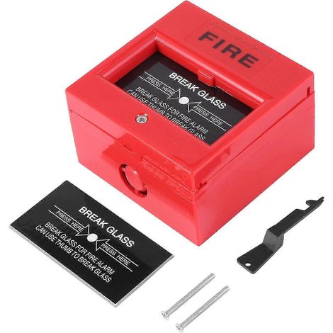 Déclencheur manuel réarmable 250 V CA / 12 V CC, poste d'alarme incendie WHBYV (1/4)