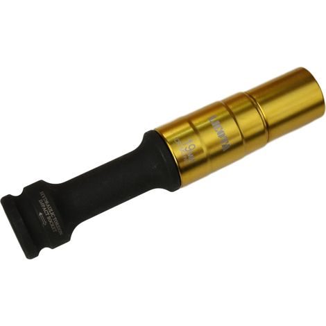 Chiave a Bussola 19mm, Bussola Torsionale Lunga, Qualità Industriale