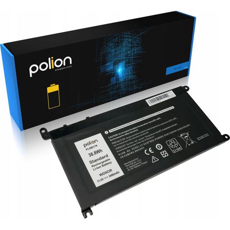 Bateria do laptopa DELL WDX0R Latitude Inspiron 11 13 14 Vostro 14 3400mAh
