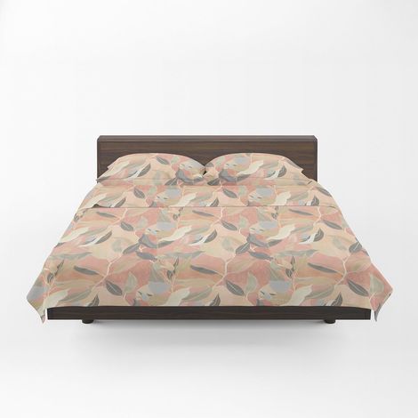 Parure de Lit avec 1 Drap Housse 175x200 Coton 100% Percalle Certifié OekoTex Frais Respirant Surmatelas Haut 30 cm, 2 Taie Oreiller 50x80 et 1 Drap Plat 240x280, Linge de Lit Double (1/5)