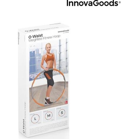 Anillo de fitness - Innovagoods - Desmontable - Ajustable 95-85-75 cm - Espuma de alta densidad - Mixto (1/5)