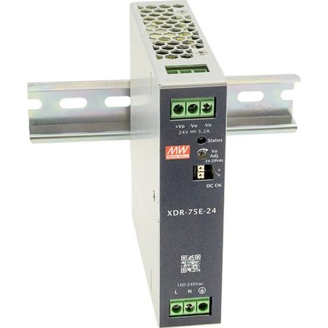 [NEUWERTIG] B-Ware Mean Well Hutschienen Netzteil Stromversorgung Xdr 75 E 36 Din Rail 36 V 2.1 A 75 W