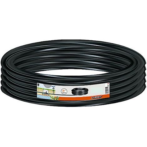Claber 90390 Rainjet Rotolo Tubo Polietilene 25 m 1'' Nero colore Nero