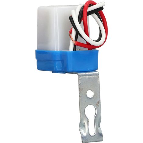 Interrupteur à détecteur de luminosité pour lampadaire, étanche à la pluie, ouverture automatique en cas d'obscurité, 220 V CA, 10 A (1/5)