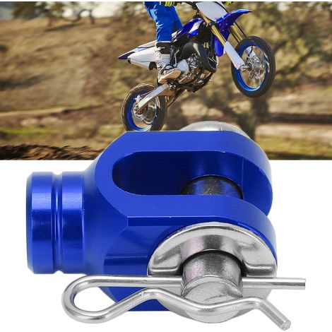 Clevis de frein arrière moto en aluminium CNC, compatible YZ125, YZ250, YZ450FX, WR450F, YZ125X - Bleu (1/5)