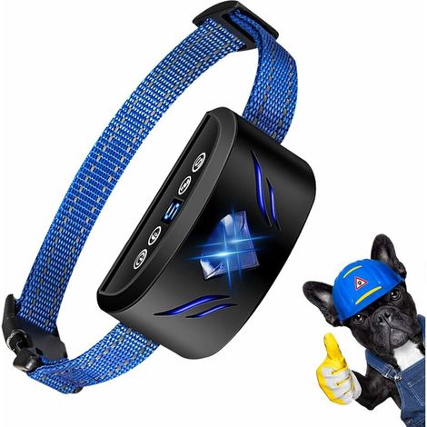 Collier Anti Aboiement Chien Automatique,Collier de Dressage pour Chien Rechargeable Mode de Vibration et Sonore Sensibilité Réglable pour Petits Chiens, Moyens et Grands Chiens pour 7kg-54kg (1/5)