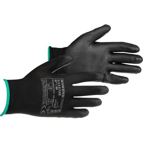 Handschuhe ST BROTULA Black 08/M Garten, NEW EDITION, mit Blisterpackung