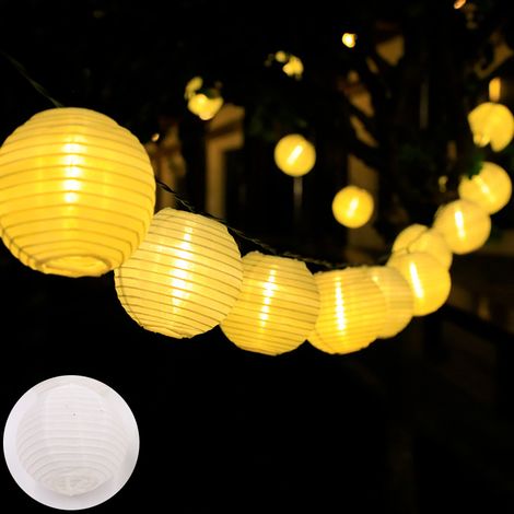 Guirlande lumineuse Décoration pour chambre - 30 LED d'extérieur et 6,5 m Branchement blanc chaud Guirlande lumineuse décorative (1/4)