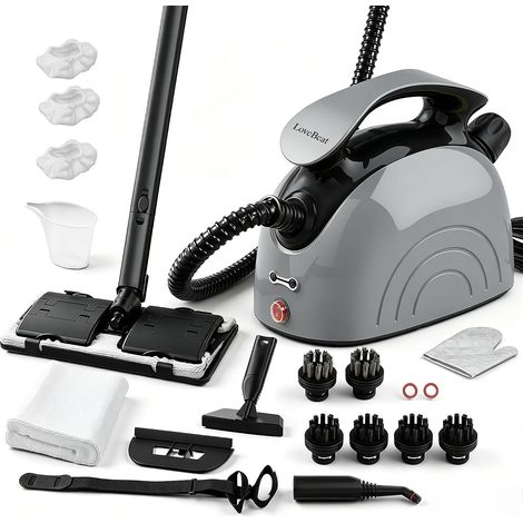 Nettoyeur vapeur portable avec fermeture de sécurité pour le nettoyage domestique des sols, canapés, fenêtres et plus encore (1/5)
