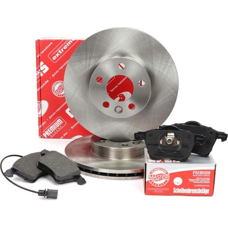 Disques et plaquettes de frein avant pour Ford Galaxy I, Seat Alhambra et VW Sharan. (1/5)