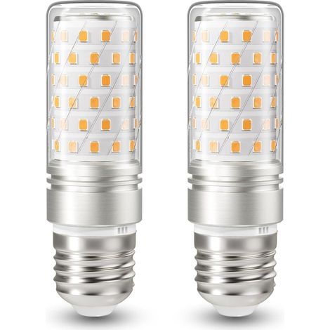 Ampoule LED E27, 16W ampoule maïs LED, Blanc chaud 3000K, 1200LM, Non-dimmable, Gros culot à vis E27 maïs, Lot de 2 [Classe énergétique E] (1/5)