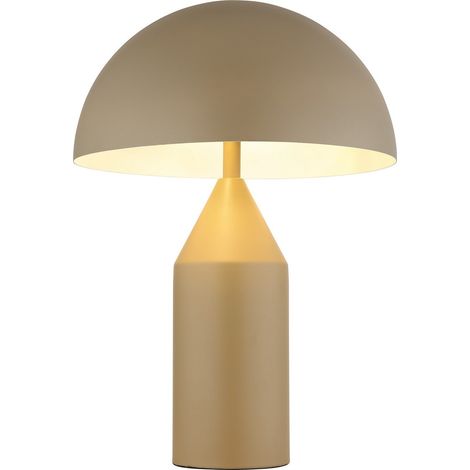 Globo - lámpara de mesa - ATOMA - beige - metal - Ø 28cm - E27 - (1/5)
