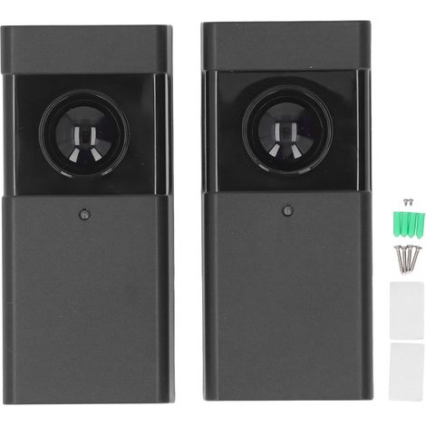 Door Opener Infrared Sensor 940nm 30m Range Single Beam Photocell Gate Infrared Detector 12‑24V for Home Safety Black