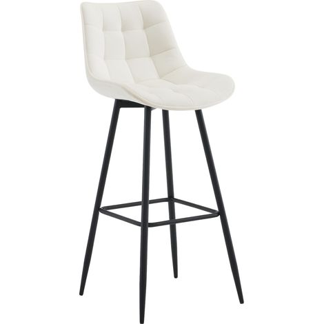 Barhocker Dartford creme Samt