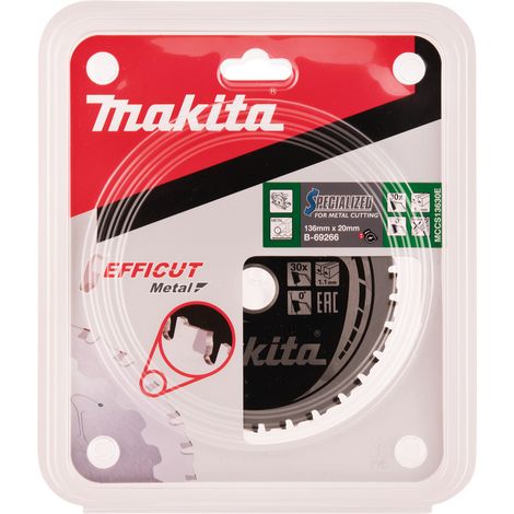 Lame de scie pour le métal Makita Efficut Metal 136x1 1x20 mm Z30 0°