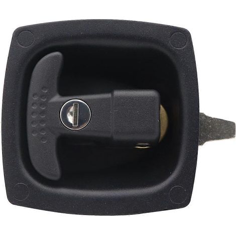 Verrou de porte de remorque à compression en alliage de zinc MS858, poignée en T, loquet mécanique ( ) (1/5)
