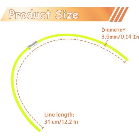20 Stück F016800174 Ersatzgarnspulen für ART 23 Combitrim 31 cm x 3,5 mm Durchmesser (1/5)