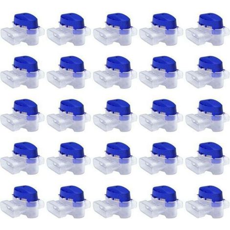 Connecteurs Étanches - Pour Câble Périmétrique Robot Tondeuse - Sans Dénudage - Gel Anti-corrosion - Lot De 50 (1/4)
