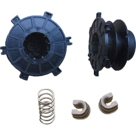 T&F Spuleneinsatz-Set – Unterteil – Druckfeder – Passend für Stihl AutoCut 25-2 – Schneidkopf – Ersetzt FS 44 55 80 83 85 90 100 110 120 130 200