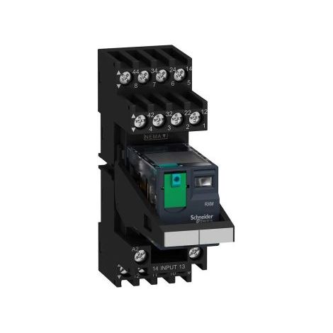 Relais miniature APC rxm2ab2bdpvm 24 V LED testeur