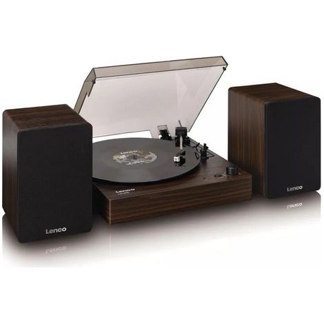 Lenco Giradischi LS-200 Con Bluetooth E Altoparlanti In Legno
