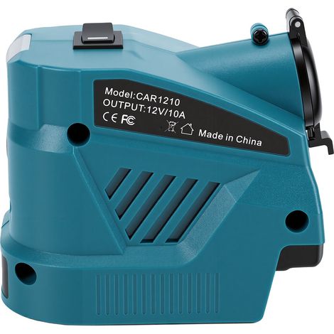 Adaptateur convertisseur de tension de batterie compatible avec la lampe LED portable Makita BL1815. (1/5)
