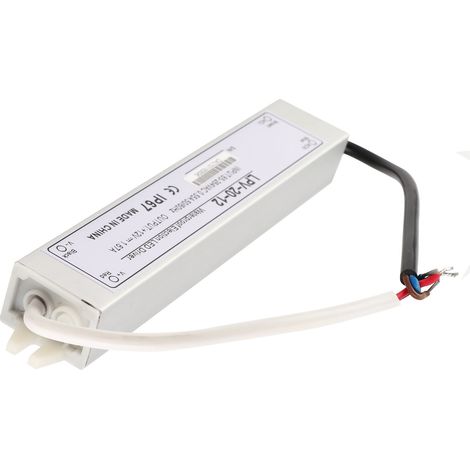 BERM Wasserdichtes Netzteil aus Aluminiumlegierung mit Schalter, Transformator und Treiber LPV-20-12, 20 W, 12 V DC (1/5)