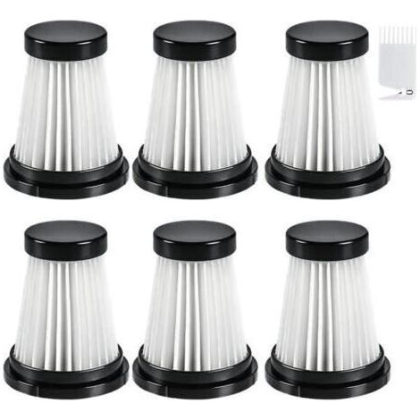 6 Filtres HEPA pour Aspirateur Moosoo K12 - K12 Pro - K13 et Aspirateur à Main Genius Invictus One 1.0-2.0 ACCESSOIRE D’ASPIRATEUR (1/4)
