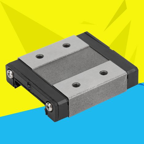 Palier coulissant linéaire miniature en acier, bloc de guidage pour rail de mouvement linéaire LMLF24B pour rail de 24 mm (1/5)