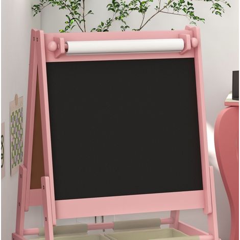 Chevalet enfant 54 x 46,5 x 93 cm rose – 3 en 1, sans matelas (1/5)
