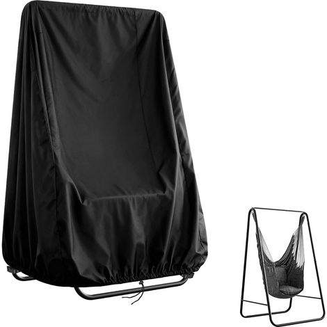Housse de chaise hamac avec cadre en A, imperméable, avec cordon de serrage, housse de chaise de jardin Oxford 420D anti-UV pour balancelle à suspendre, 94 x 120 x 157 cm (1/5)