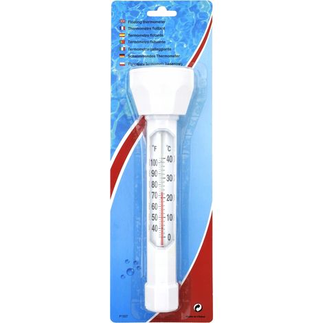 Schwimmendes Poolthermometer, leichtes Design, großer Durchmesser von 22,5 cm