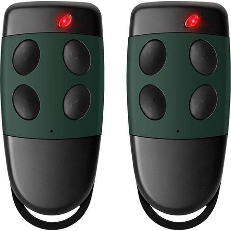 Fernbedienung für Cardin S449, 433,92 MHz, 2 Kanäle, kompatibel mit Cardin S449 QZ1, S449 QZ2 (Code TXQ449100 und ersetzt TXQ449200) (1 Stück) (2, 4 Kanäle) (1/5)