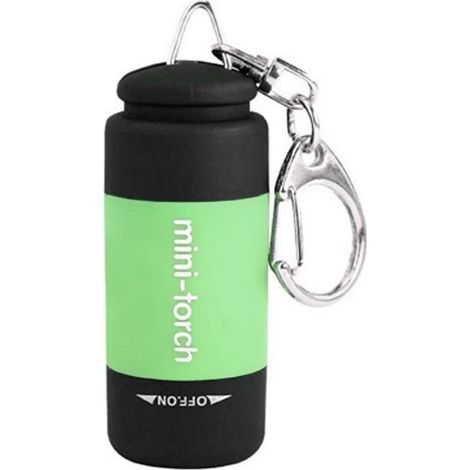 1 Mini portachiavi torcia elettrica ricaricabile tramite USB LED torcia elettrica portachiavi torcia impermeabile portachiavi F6V9 luce flashli (1/5)