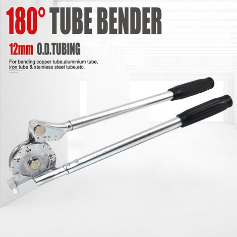 Cintreuse de tubes 12 mm (métrique) Cintreuse de tubes à levier pour tubes en cuivre flexibles de 12 mm (1/2") et tubes en acier inoxydable à paroi mince CT-364-08A 08M (1/5)