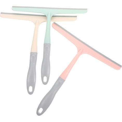 3 raclettes de douche, couleur aléatoire, plastique, pour sol (1/5)