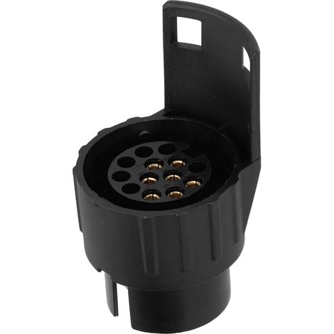 12V europäischer 13-poliger auf 7-poliger Anhängerstecker-Adapter für Nutzfahrzeuge, Wohnmobile und Wohnwagen (1/5)