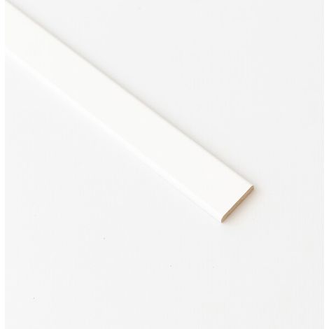 PIATTINA 30X6 MM MDF 240 CM BIANCO- 20,0 pz