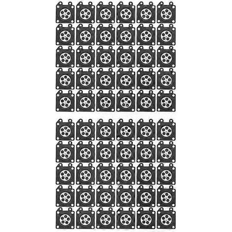 Lot de 60 membranes de carburateur pour tronçonneuses Zama 2500/3800/4500/5200/5800 (1/5)