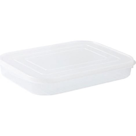 Boîte De Rangement Pour Réfrigérateur - Boîte De Stockage Aliments Viande Fruits Légumes - Transparente En Pe - 24,5 X 18,5 X 3,5 Cm - 1 Pièce (1/5)