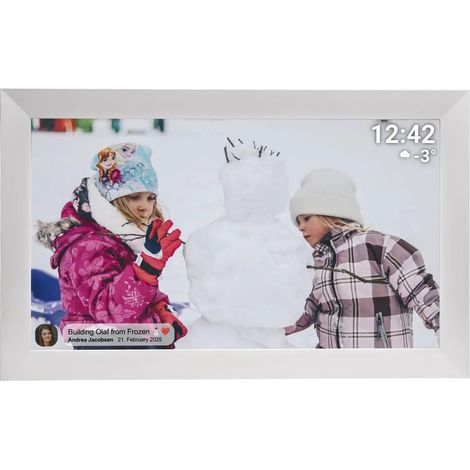 [NEUWERTIG] B-Ware Denver Bilderrahmen Digitaler Fotorahmen Wlan Touchscreen 15,6 Zoll 32 Gb Cloud